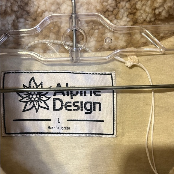 Alpine Design Cream and Brown Varsity Jacket - Picture 3 of 7